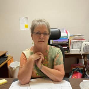 Vickey Woodard Secretary - Treasurer of Collins Mobile Homes
